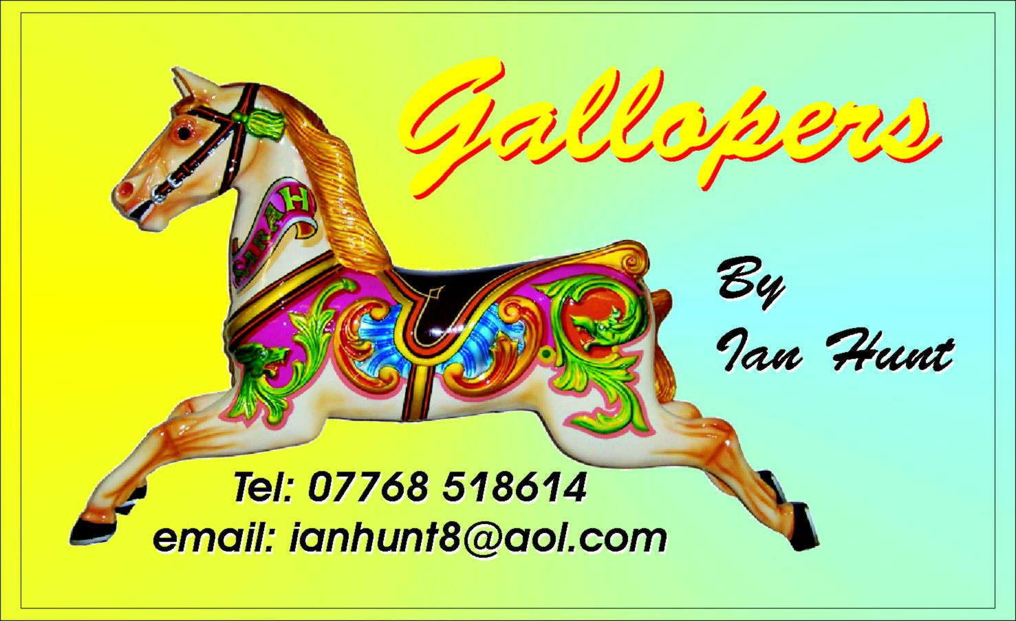 Traditional Fairground Gallopers Horses